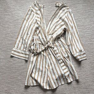 Zara striped Romper